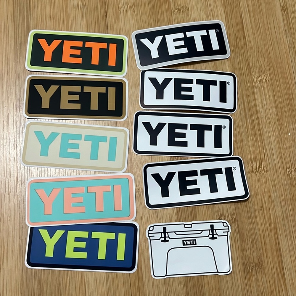 10 yeti stickers
